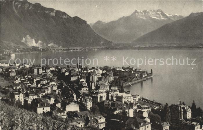 11732245 Montreux VD et les Dents du Midi Montreux