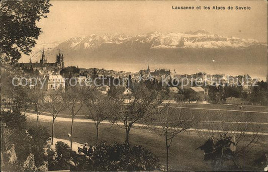 11735803 Lausanne VD et les Alpes de Savoie Lausanne