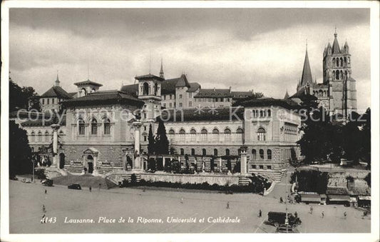 11735833 Lausanne VD Place de la Riponne Université et Cathédrale Lausanne