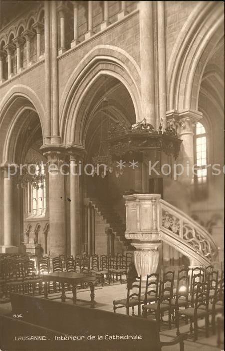 11735842 Lausanne VD Intérieur de la Cathédrale Lausanne