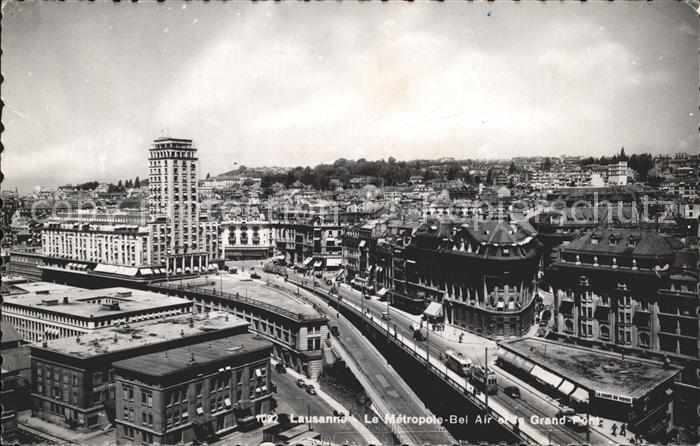 11735866 Lausanne VD La Métropole Bel Air et le Grand Pont Lausanne