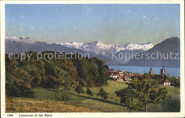 11735873 Lausanne VD et les Alpes Lausanne