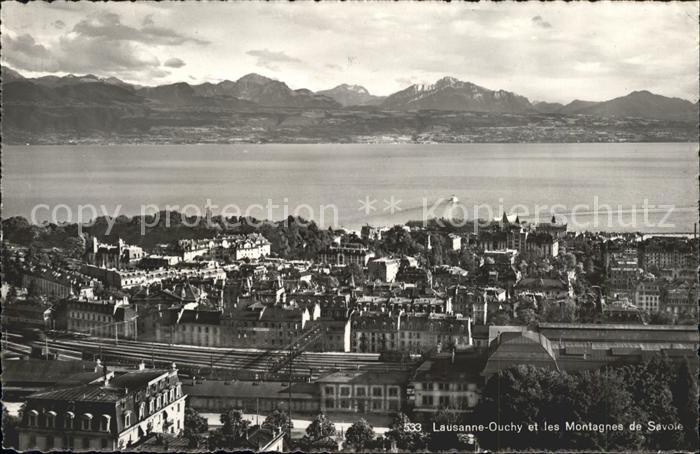 11735915 Lausanne VD Ouchy et les Montagnes de Savoie Lausanne