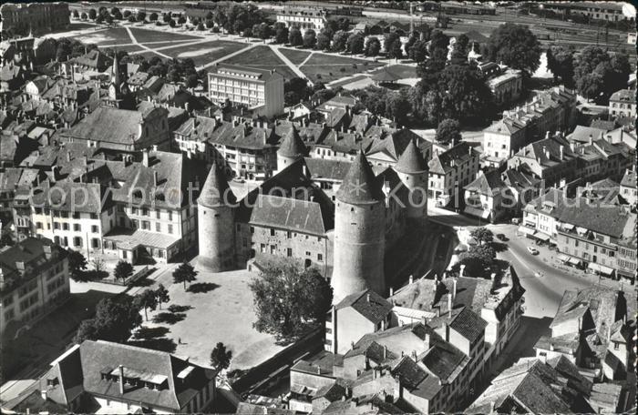 11736101 Yverdon VD La Chateau Vue aérienne