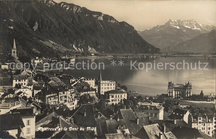 11736161 Montreux VD et la Dent du Midi Montreux VD