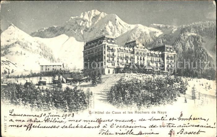 11736307 Lausanne VD Hôtel de Caux et les Rochers de Naye Lausanne VD