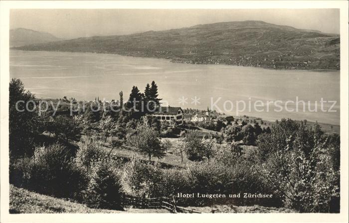 11736692 Zuerichsee Hôtel Luegeten avec le lac de Zurich