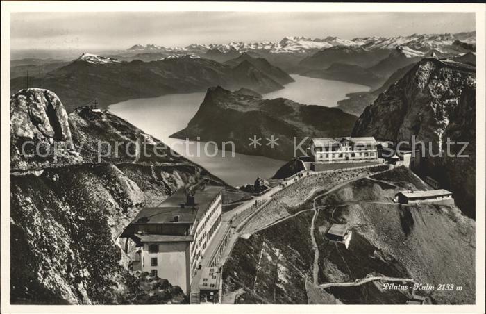 11737077 Pilatus Kulm Photographie aérienne Lac des Quatre-Cantons Alpes Pilatus