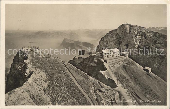 11737078 Pilatus Kulm Photographie aérienne Lac des Quatre-Cantons Alpes Pilatus