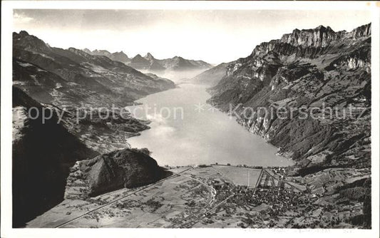 11737600 Wallensee Photo aérienne de Walensee