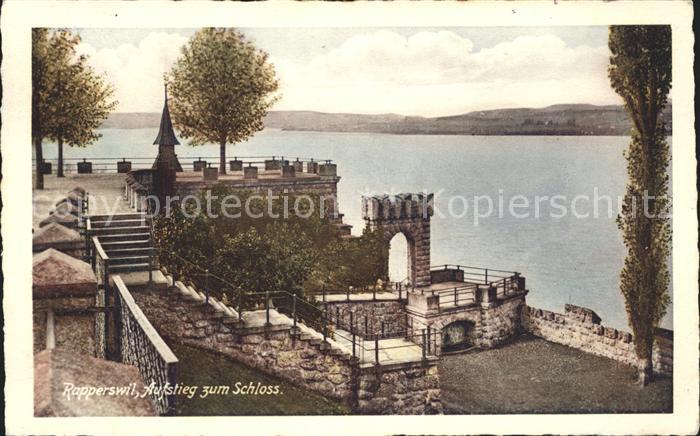 11737801 Rapperswil SG Montée au château de Zuerichsee Rapperswil SG