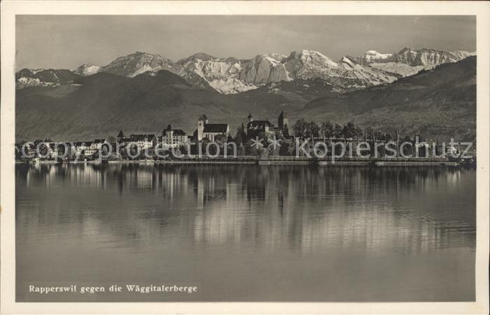 11737813 Rapperswil SG Zuerichsee Alpes Waeggitalerberge Rapperswil SG