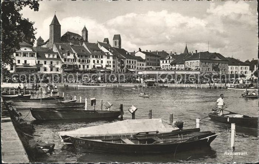 11737816 Rapperswil SG Port Lac de Zurich Bateaux Rapperswil SG