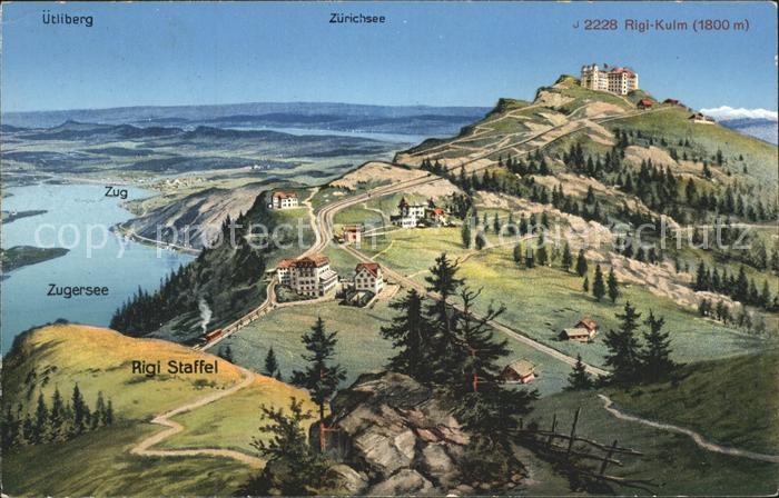 11747810 Rigi Staffel Lac de Zoug Zuerichsee Rigi Kulm Rigi Staffel