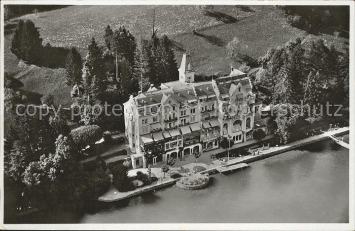 11747872 Hertenstein LU Photo aérienne du Schlosshotel Vierwaldstaettersee Hertens