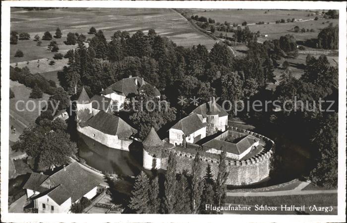 11745355 Hallwil Schloss Hallwil Fliegeraufnahme Hallwil