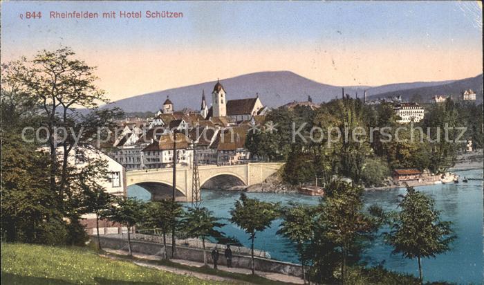 11749410 Rheinfelden AG Panorama avec l'hôtel Schuetzen Rheinfelden