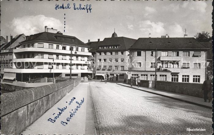 11749424 Rheinfelden AG Rheinbruecke au Badisches Hotel Schiff Rheinfelden