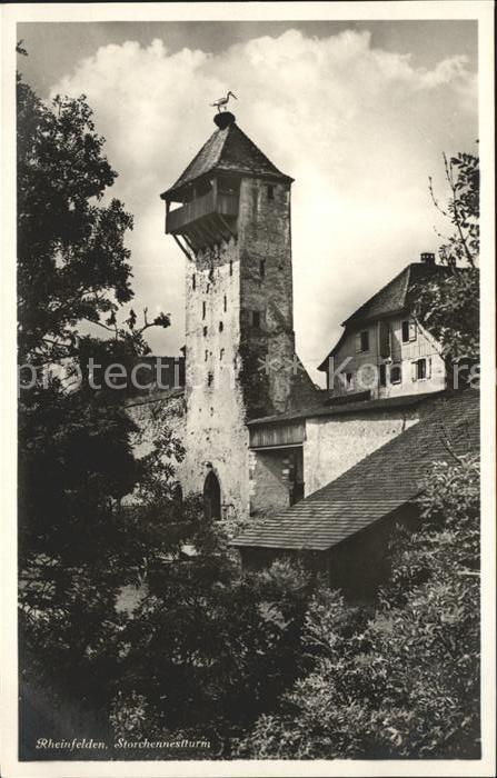 11749435 Rheinfelden AG Nid de cigogne Tour Rheinfelden