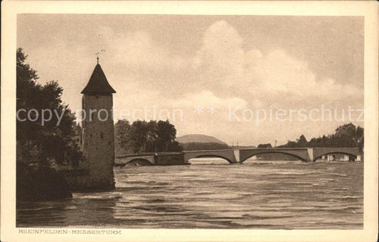 11749446 Rheinfelden AG Messerturm Rheinbruecke Rheinfelden