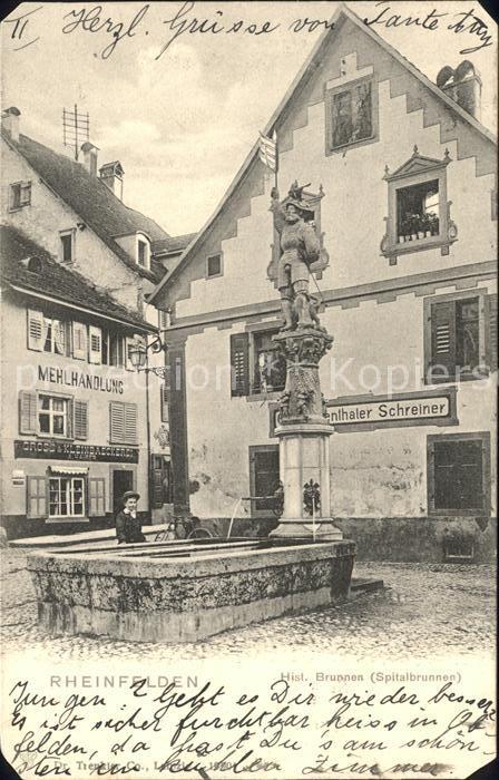 11749474 Rheinfelden AG Fontaine historique Spitalbrunnen Rheinfelden