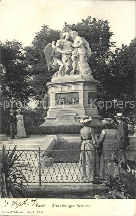 11755004 Basel BS Strassburger Denkmal Basel BS