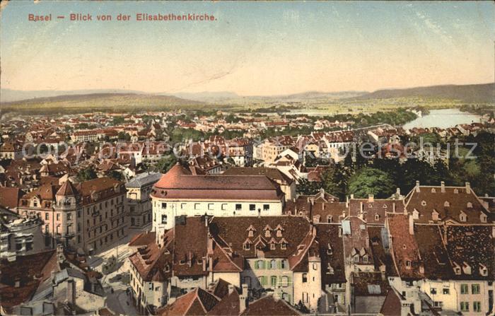 11755087 Basel BS Blick von Elisabethenkirche Basel BS