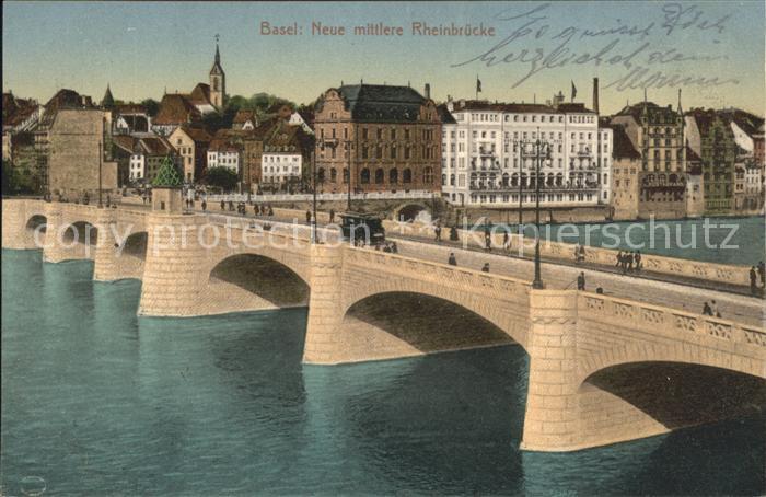 11755111 Bâle BS Mittlere Rheinbruecke Bâle BS