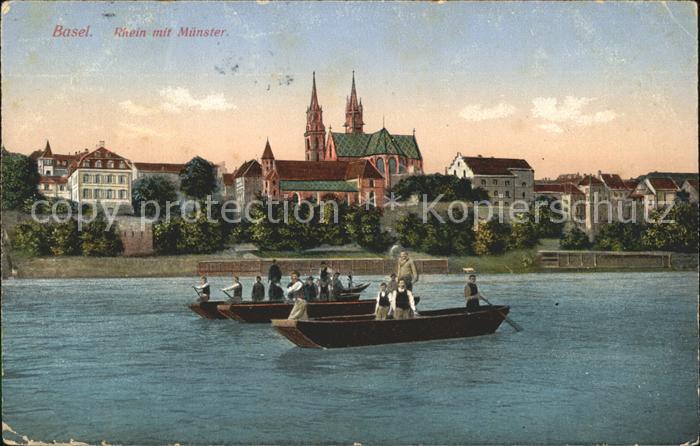 11755135 Bâle BS Bateaux du Rhin Muenster Bâle BS