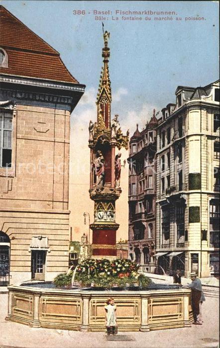 11755140 Basel BS Fontaine du marché aux poissons Basel BS