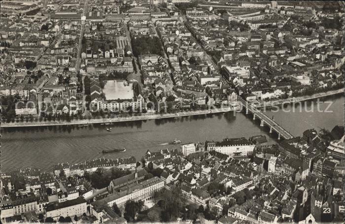 11755171 Basel BS Photo d'aviation du pont du Rhin moyen Basel BS