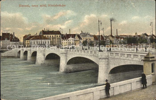 11755205 Bâle BS Pont sur le Rhin moyen Bâle BS