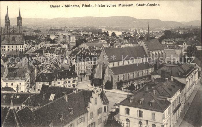 11755285 Basel BS Muenster Rhein historisches Museum Stadt-Casino Basel BS