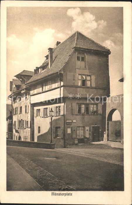 11755319 Basel BS Muensterplatz Sigristhaus Basel BS