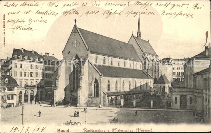 11755389 Bâle BS Barfuesserkirche Musée historique Bâle BS