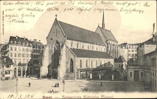 11755389 Basel BS Barfuesserkirche Historisches Museum Basel BS