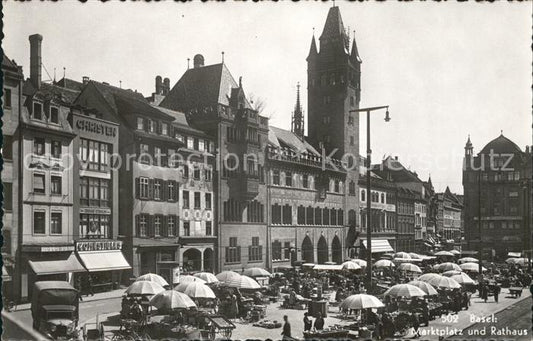 11755414 Bâle BS Place du Marché Hôtel de Ville Bâle BS