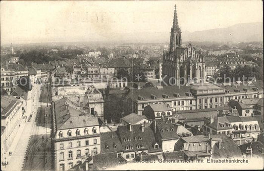 11755420 Bâle BS avec Elisabethenkirche Bâle BS