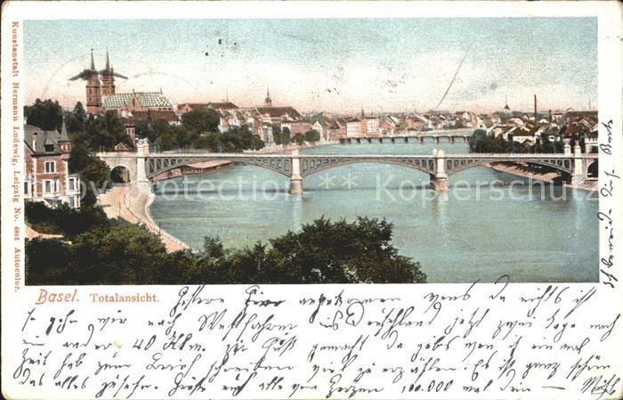 11755495 Basel BS Rhein Bruecke Muenster Basel BS