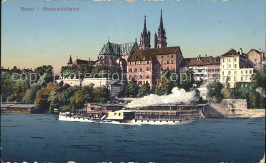 11755530 Basel BS Rhein Muenster Pfalz Schiff Basel BS