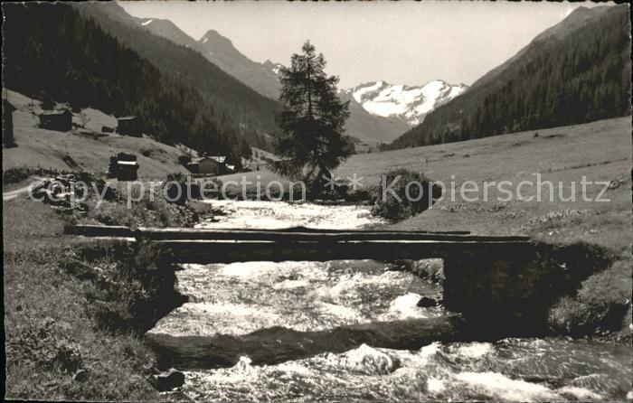 11738702 Davos GR Dischmatal avec Flueela-Schwarzhorn Piz Grialetsch Sealetta-Gle