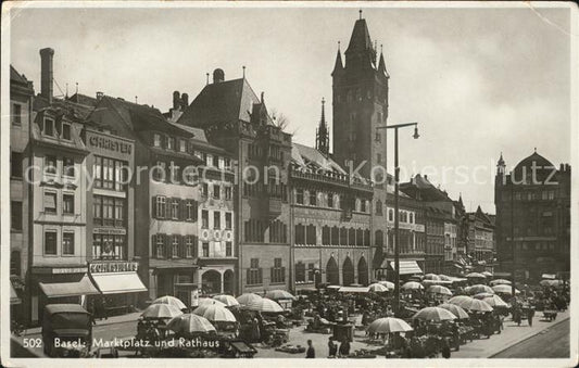 11738763 Bâle BS Place du Marché Hôtel de Ville Bâle BS