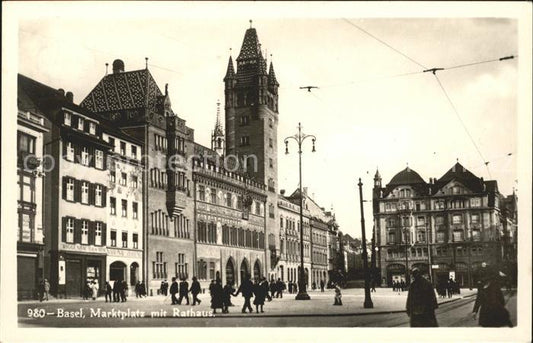 11738775 Bâle BS Place du Marché Hôtel de Ville Bâle BS