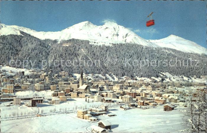 11738865 Davos GR Brama-Bueel Schatzalp- et Parsenn-Bahn Davos Platz