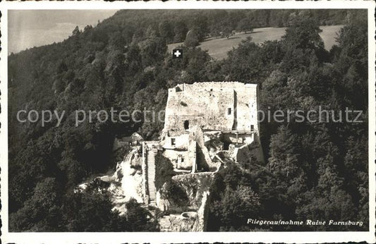 11738911 Ormalingen Photo aérienne des ruines de Farnsburg Ormalingen