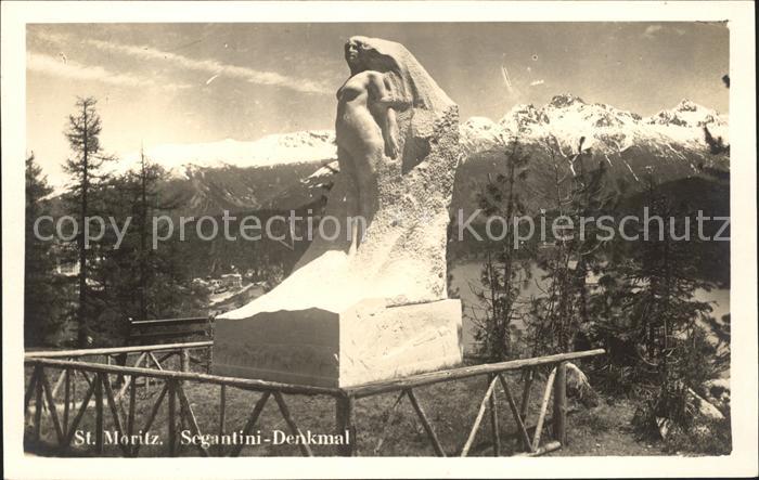 11738953 St Moritz GR Monument Segantini Saint-Moritz