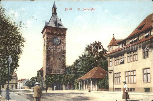 11739020 Bâle BS St. Johanntor Litho Bâle BS