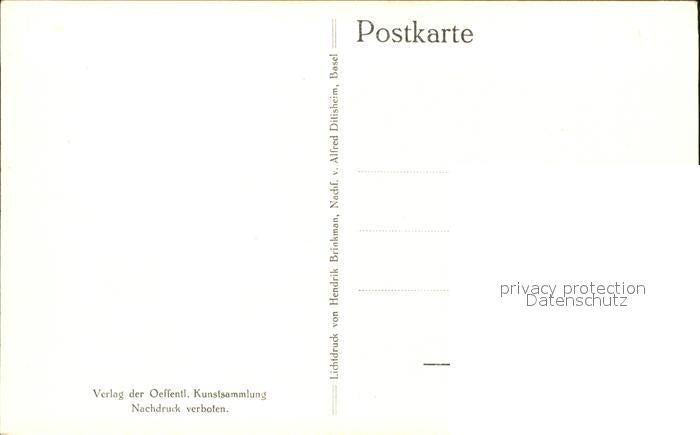 11739253 Collection d'art public Bâle BS Paul Burckhardt Gasthaus auf der Pe