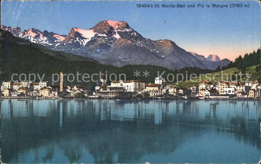 11780809 St Moritz GR Bad et Piz la Marna Saint-Moritz