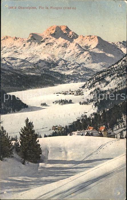 11780810 St Moritz GR Oberalpina avec Piz la Margna St. Moritz